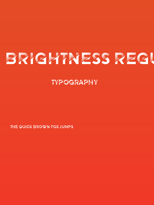 Brightness Regular Poster