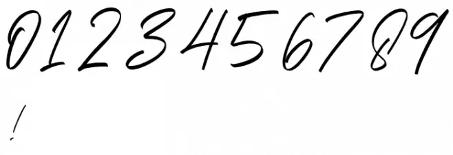 Brightness Reguler Font OTHER CHARS