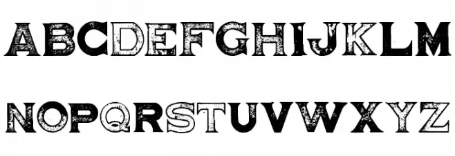 Brighton Pier Font Litere mari