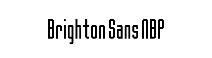 Brighton Sans NBP Font