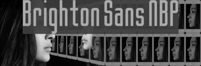 Brighton Sans NBP Font examples