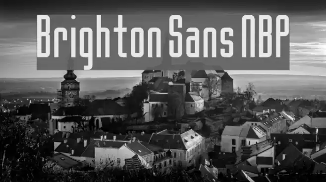 Brighton Sans NBP Font examples