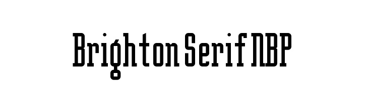 Brighton Serif NBP  baixar fontes gratis