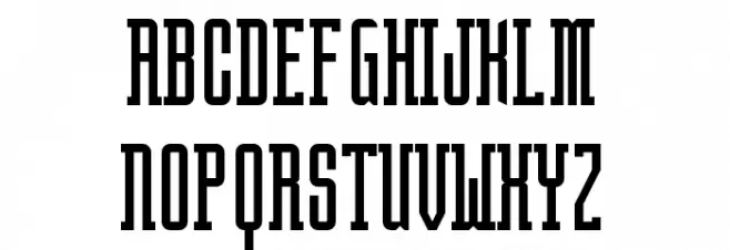 Brighton Serif NBP Polices MAJUSCULES