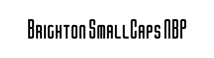 Brighton SmallCaps NBP Font