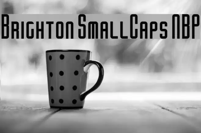 Brighton SmallCaps NBP Font examples