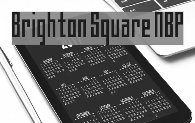 Brighton Square NBP Font examples
