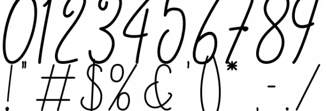 Brighton Font OTHER CHARS