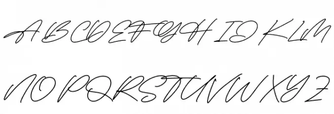Brighton フォント 大文字