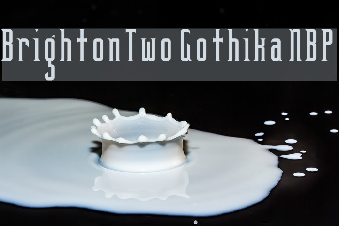 BrightonTwo Gothika NBP Font examples