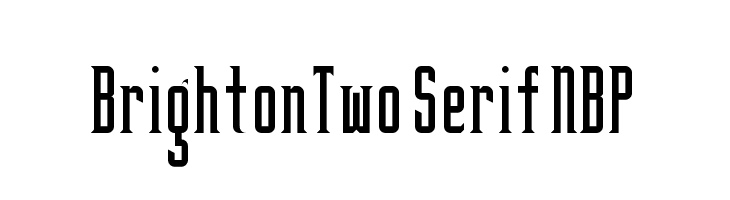 BrightonTwo Serif NBP  font caratteri gratis