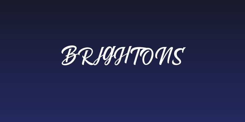 Brightons Social Header