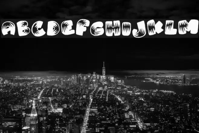 Brightoon Plain Font examples