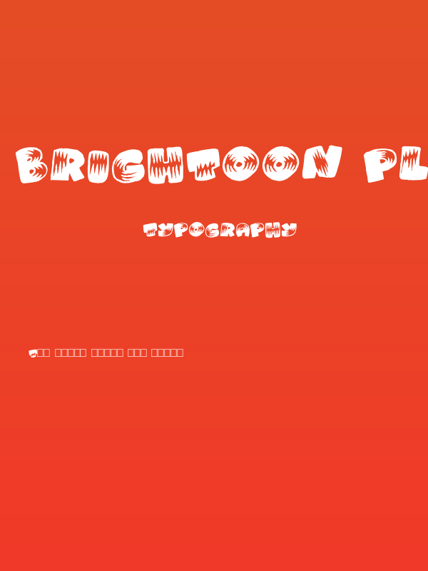 Brightoon Plain Poster