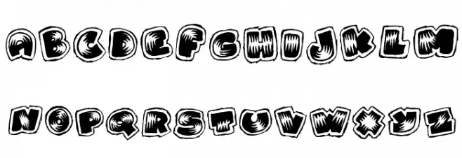 Brightoon 字体 大写