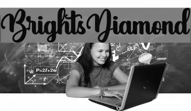 BrightsDiamond Шрифта examples