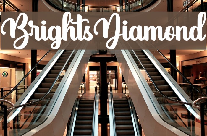 BrightsDiamond Font examples