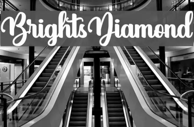 BrightsDiamond Шрифта examples