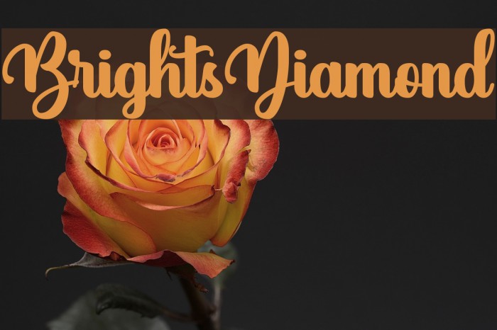 BrightsDiamond Font examples