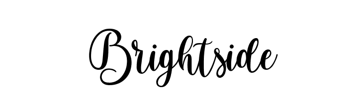Brightside  font caratteri gratis