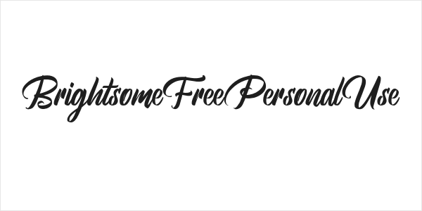 BrightsomeFreePersonalUse Logo