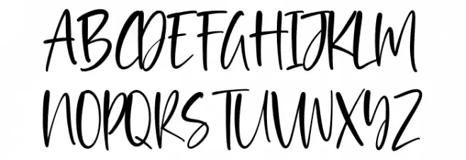 Brightstone フォント 大文字