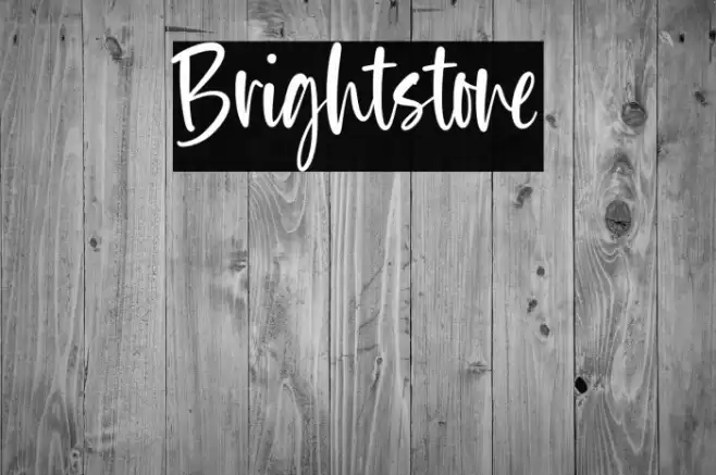 Brightstone Font examples