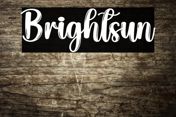 Brightsun Example 2