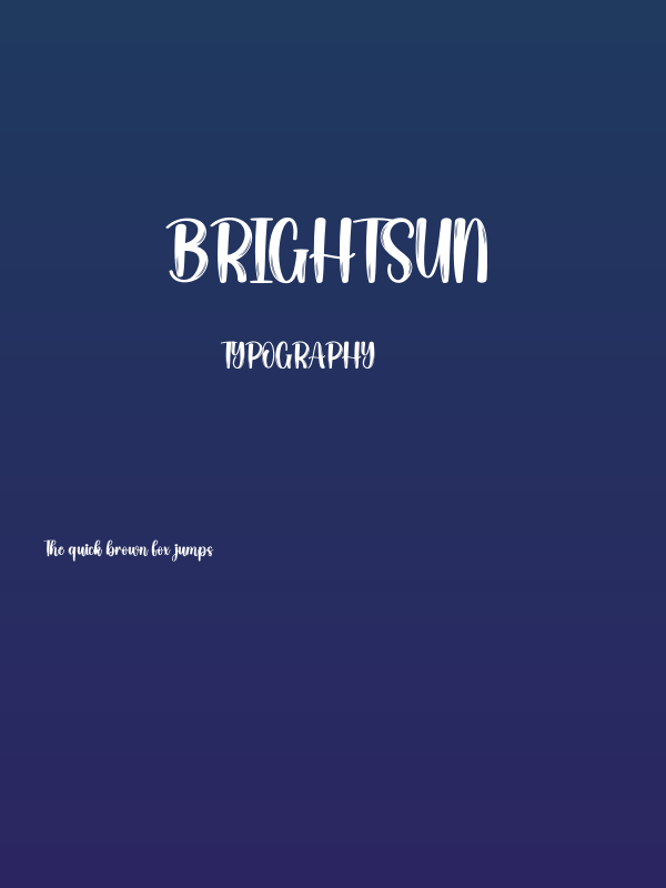 Brightsun Poster