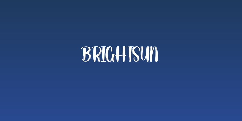 Brightsun Social Header