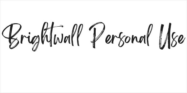 Brightwall Personal Use Logo