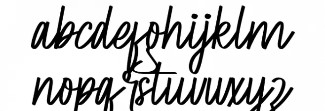 Brightwise Demo Font Litere mici