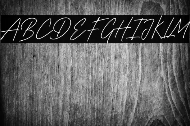 Brigitha Signature Font examples