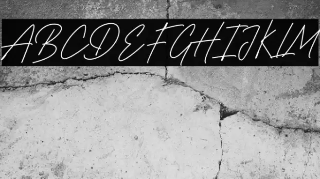 Brigitha Signature Font examples