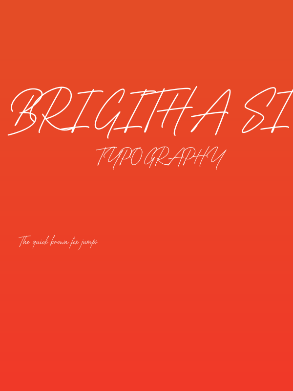 Brigitha Signature Poster