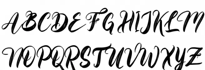 Brigitha Schriftart Groß