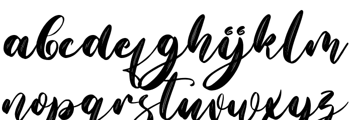 Brigitha Font LOWERCASE