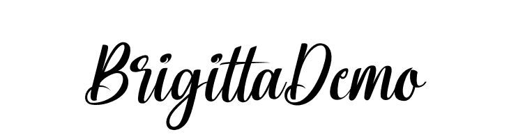 Brigitta Demo  नि: शुल्क फ़ॉन्ट्स डाउनलोड