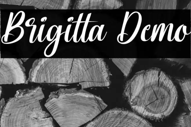 Brigitta Demo Font examples