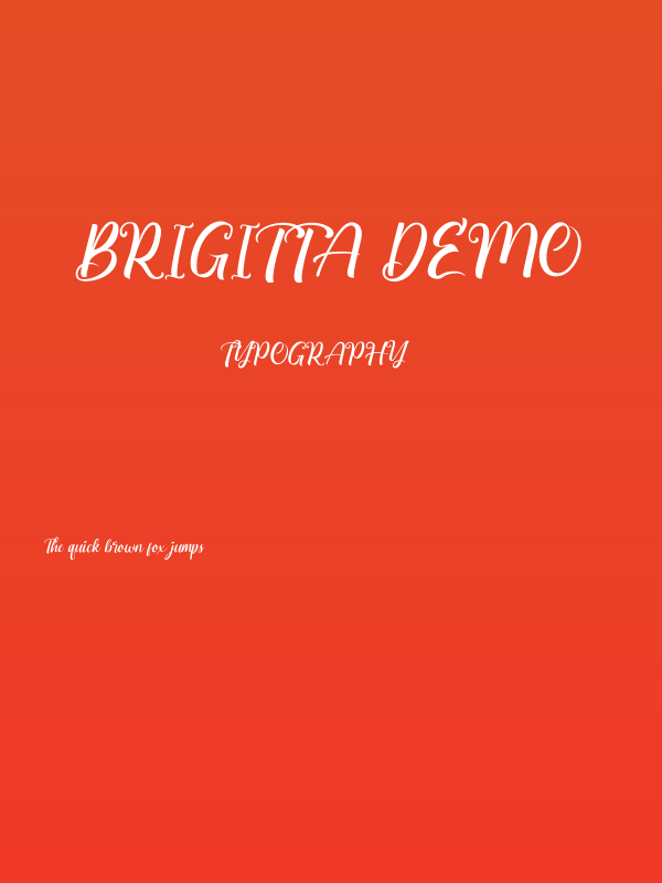 Brigitta Demo Poster