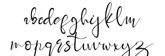 Brigitta 字体 小写