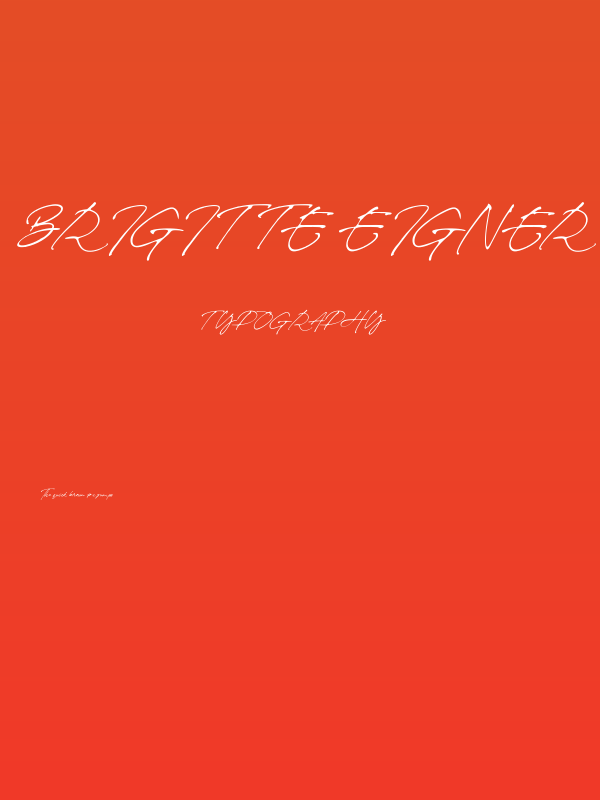 Brigitte Eigner Poster