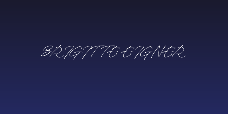 Brigitte Eigner Social Header