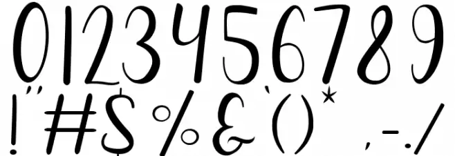 Brihtania Font OTHER CHARS