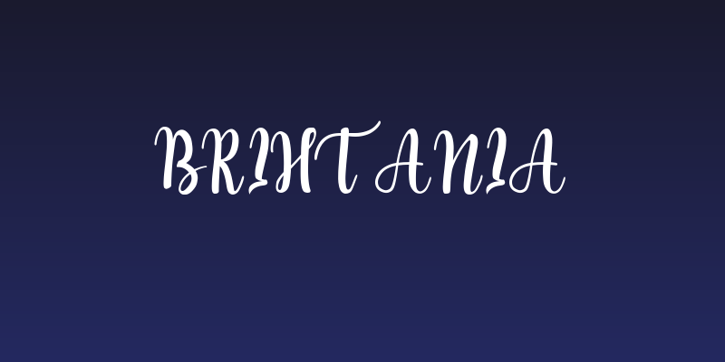 Brihtania Social Header