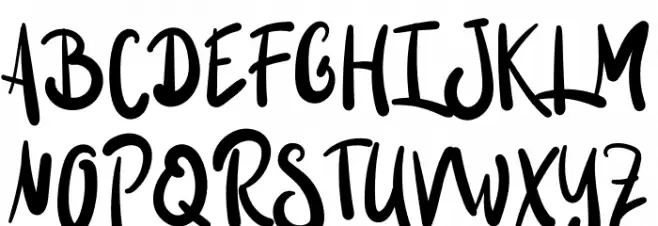 Brik Stang Schriftart Groß