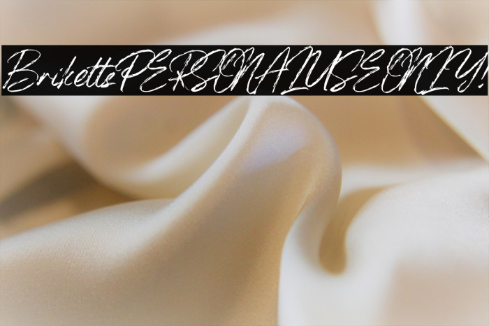 Briketts PERSONAL USE ONLY! Example 3