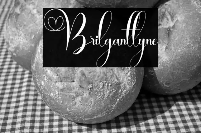Brilganttyne Font examples