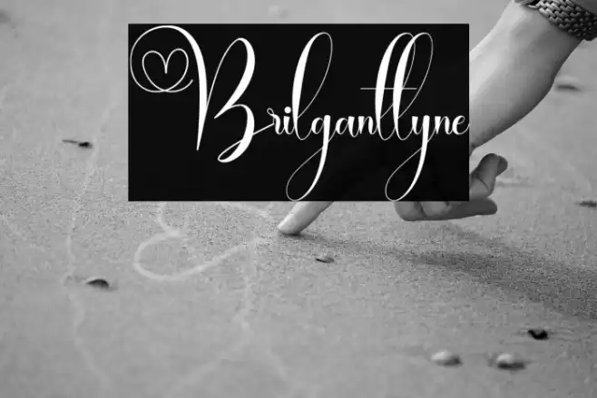 Brilganttyne Font examples