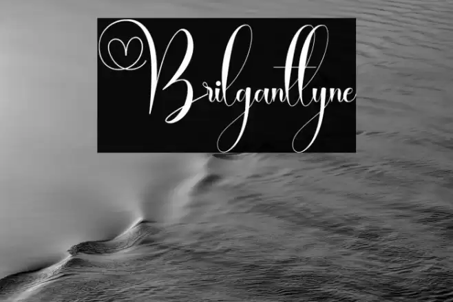 Brilganttyne Font examples